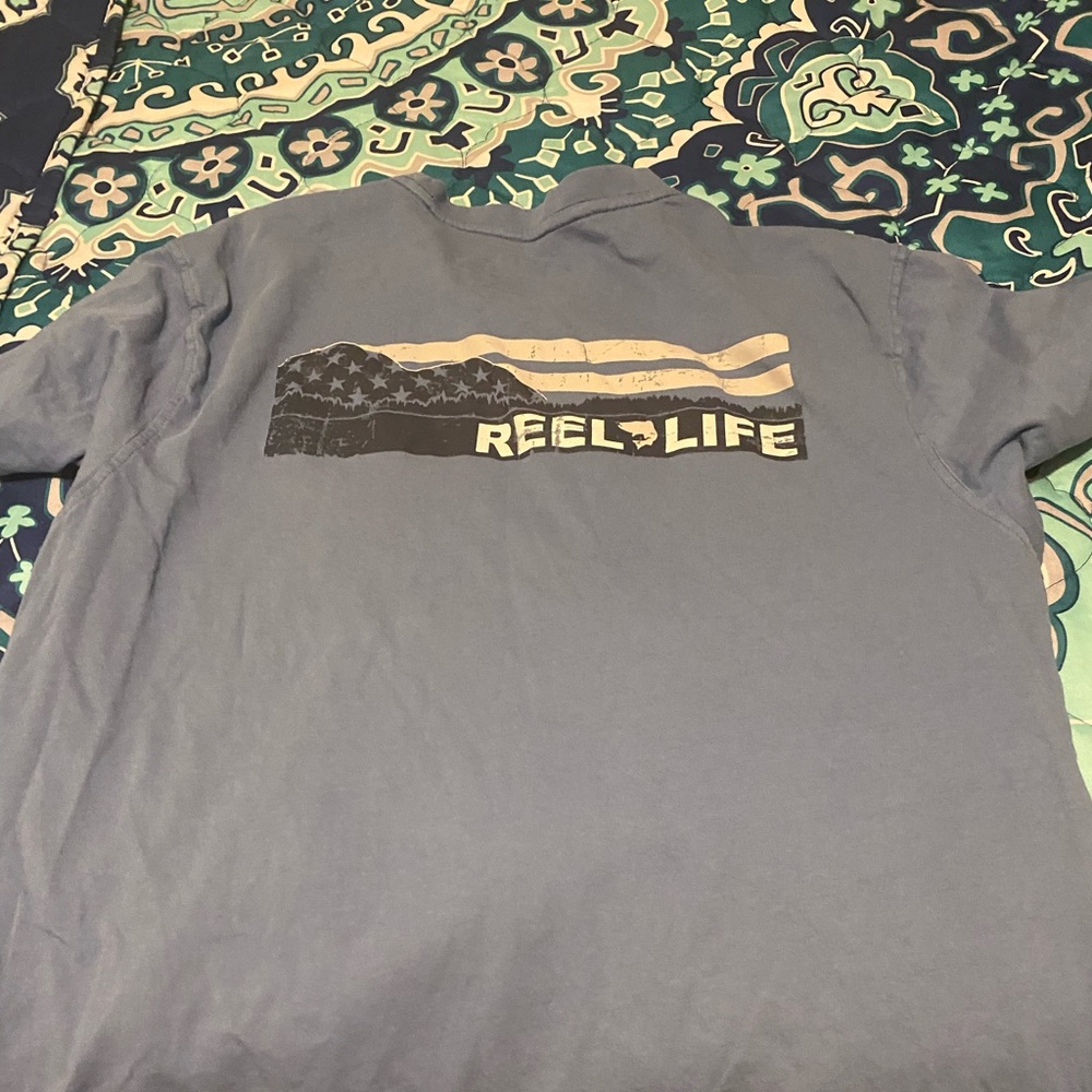 Reel life medium mens shirt